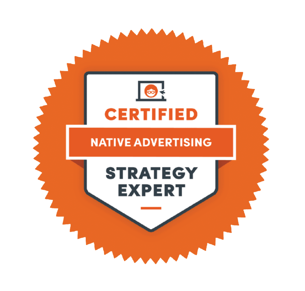 Media Horizons is a certified Native Advertising Strategy Expert by Outbrain.